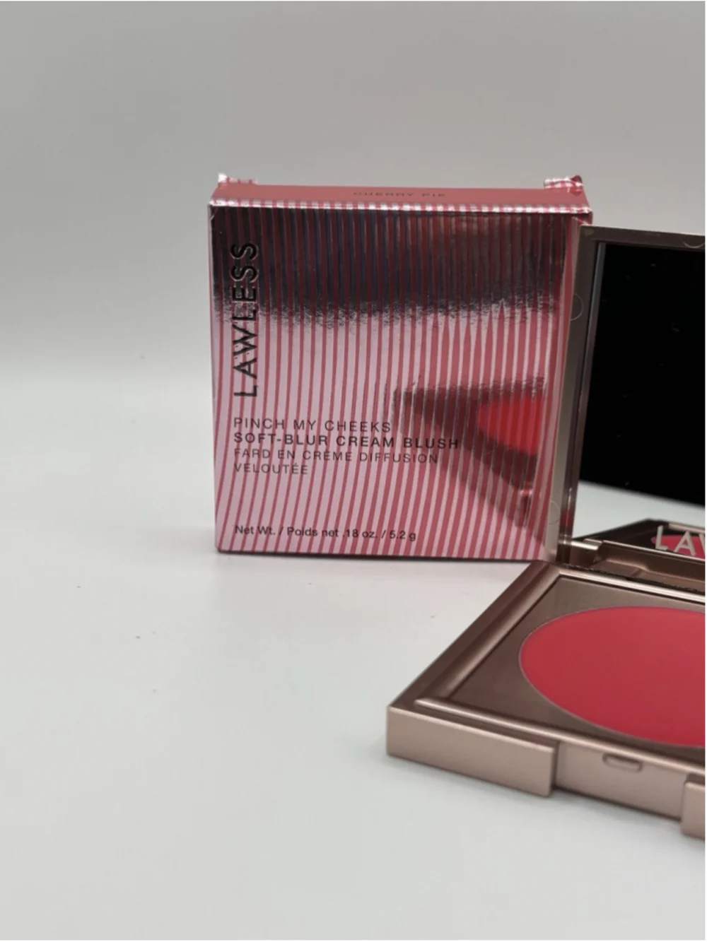 Lawless Pinch My Cheeks Soft Blur Cream Blush Cherry Pie 0.18 oz New